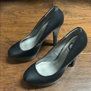 G by Guess black high heel shoes